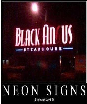 Neon signs