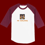 mk worldwide Logo - Mens Colorblock Raglan Jersey